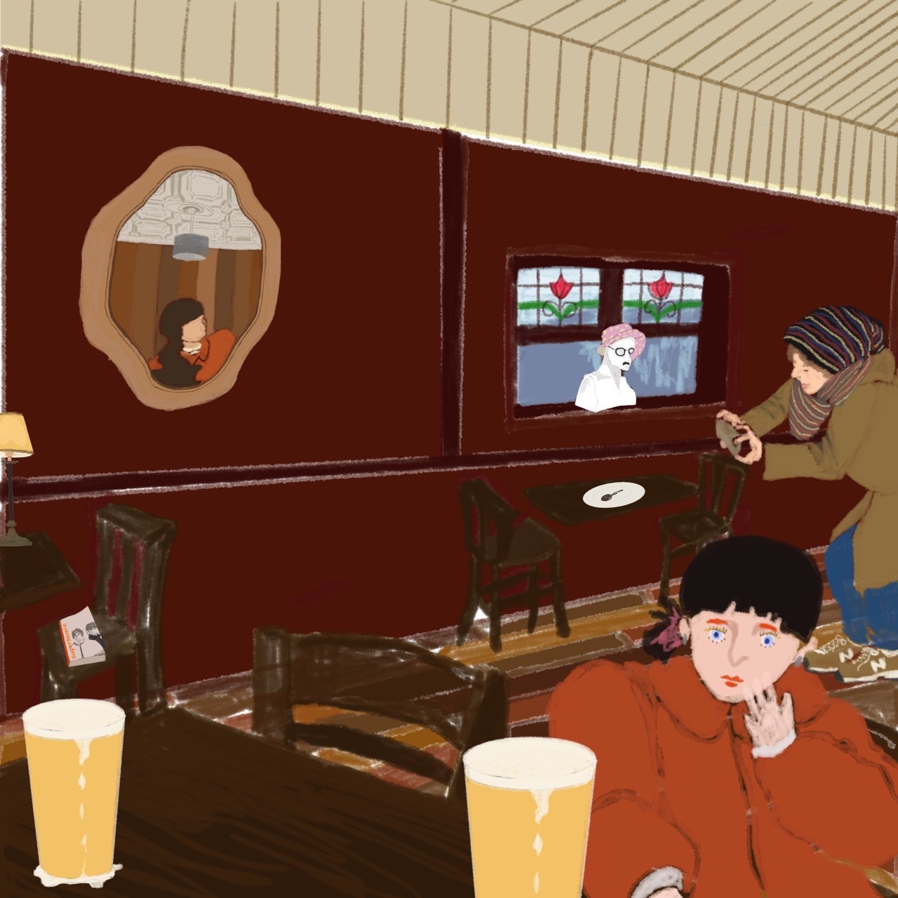 honey colored stonesのイラスト