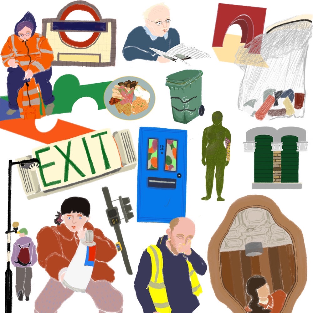 honey colored stonesのイラスト