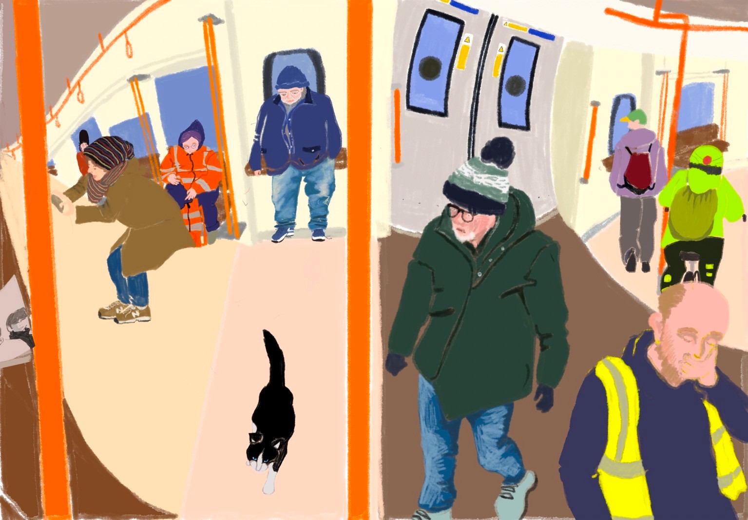 honey colored stonesのイラスト