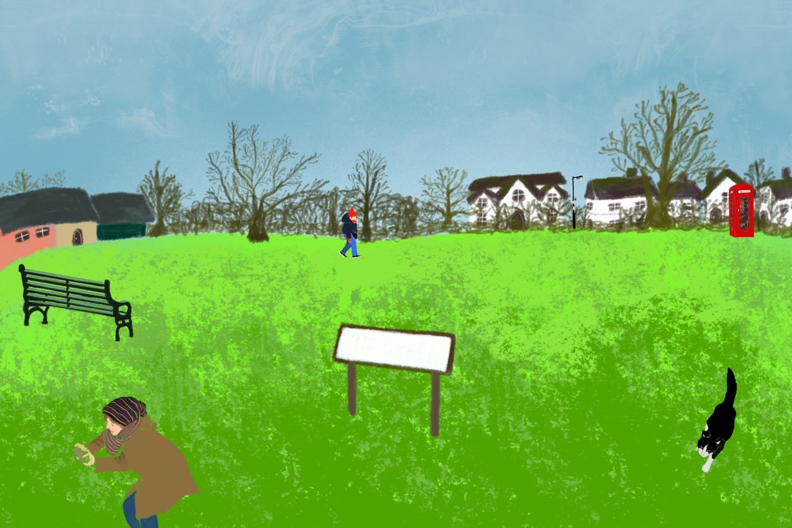 honey colored stonesのイラスト